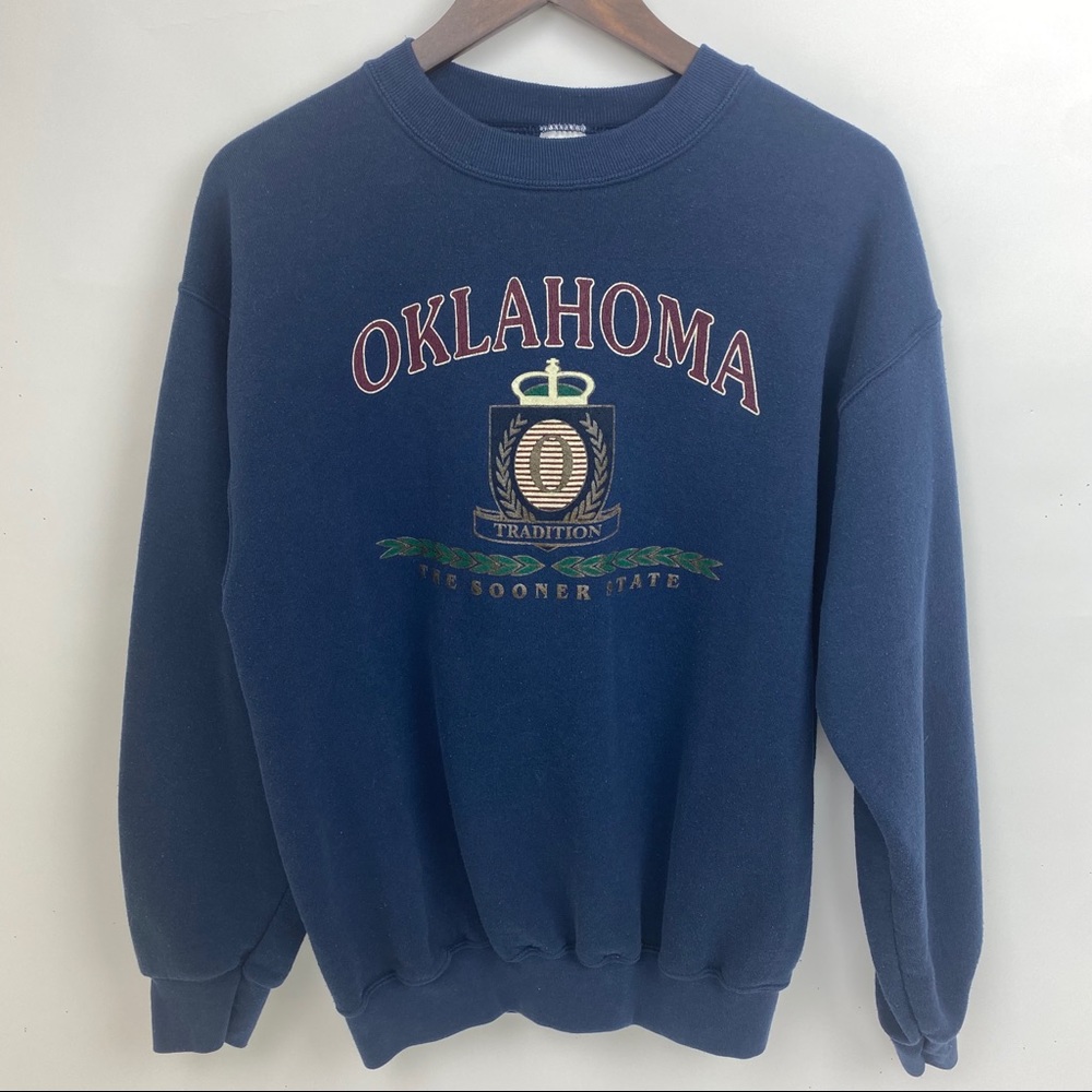 🔥clearance🔥 Vintage Oklahoma Sooner Sweatshirt L